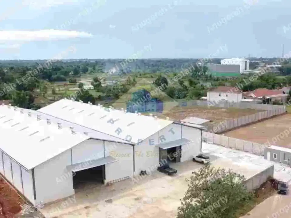 Disewakan Pabrik Baru Strategis di Legok, Tangerang - Banten, Akses Container 40 Feet!