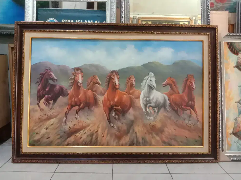 Lukisan kuda 8 ekor