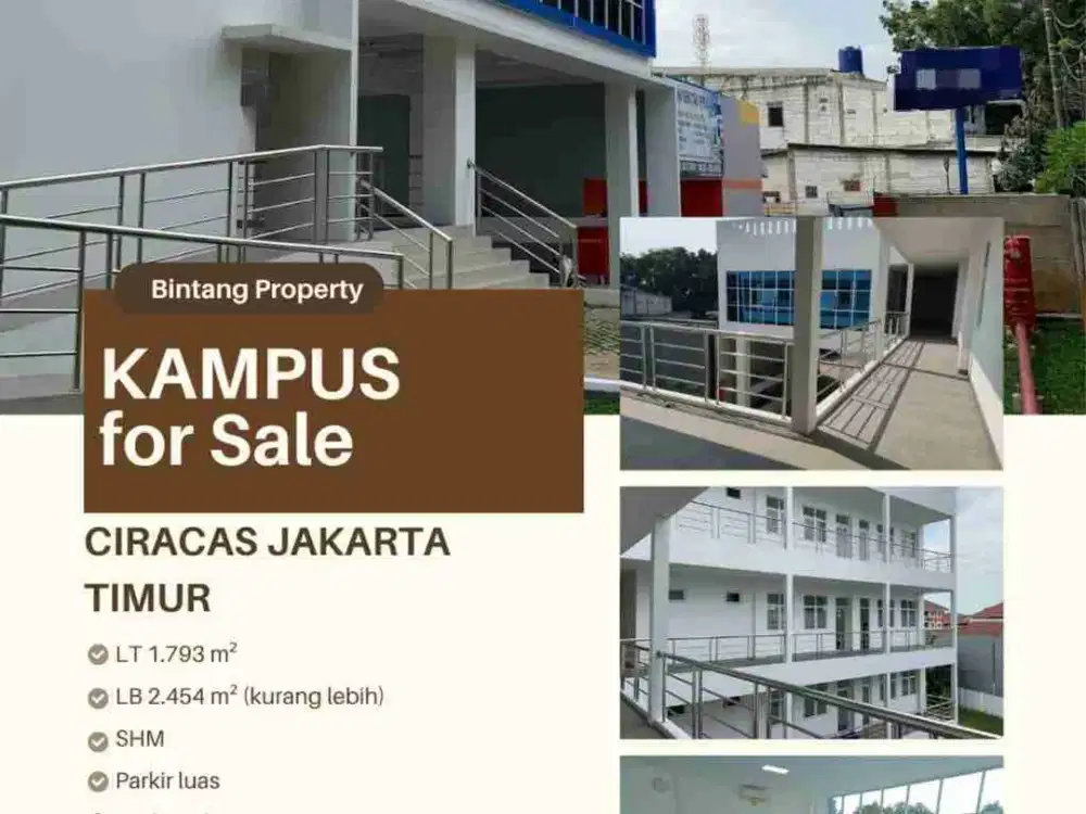 Dijual Cepat Gedung Serba Guna 4 Lt di Jakarta Timur