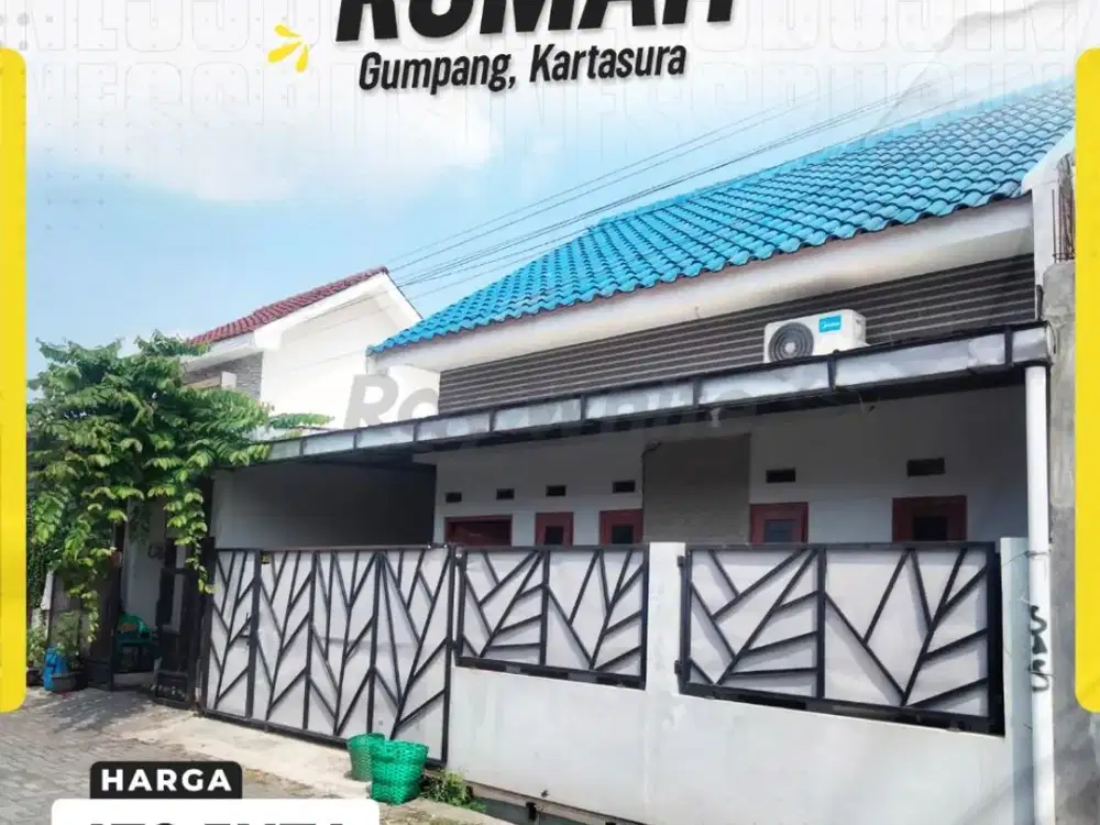 Dijual Rumah di Gumpang Kartasura akses mobil simpangan