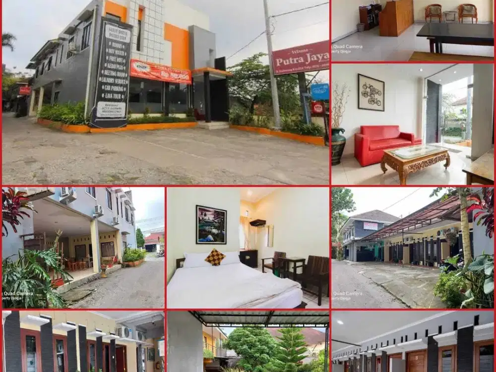 Hotel dengan 26 kamar tidur jalan kaliurang KM 22 pakem