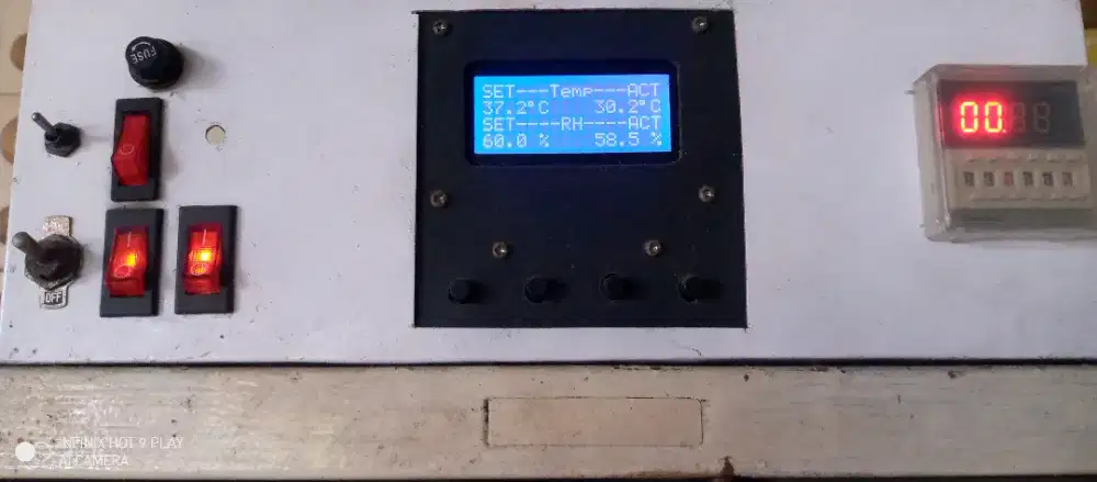 Perlengkapan mesin tetas telor micro controler HZ 1000 US-PBU