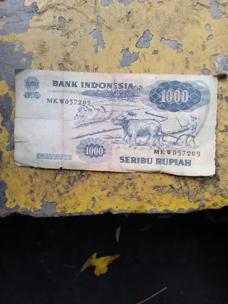 uang kuno th 1975 dan tahun 1992