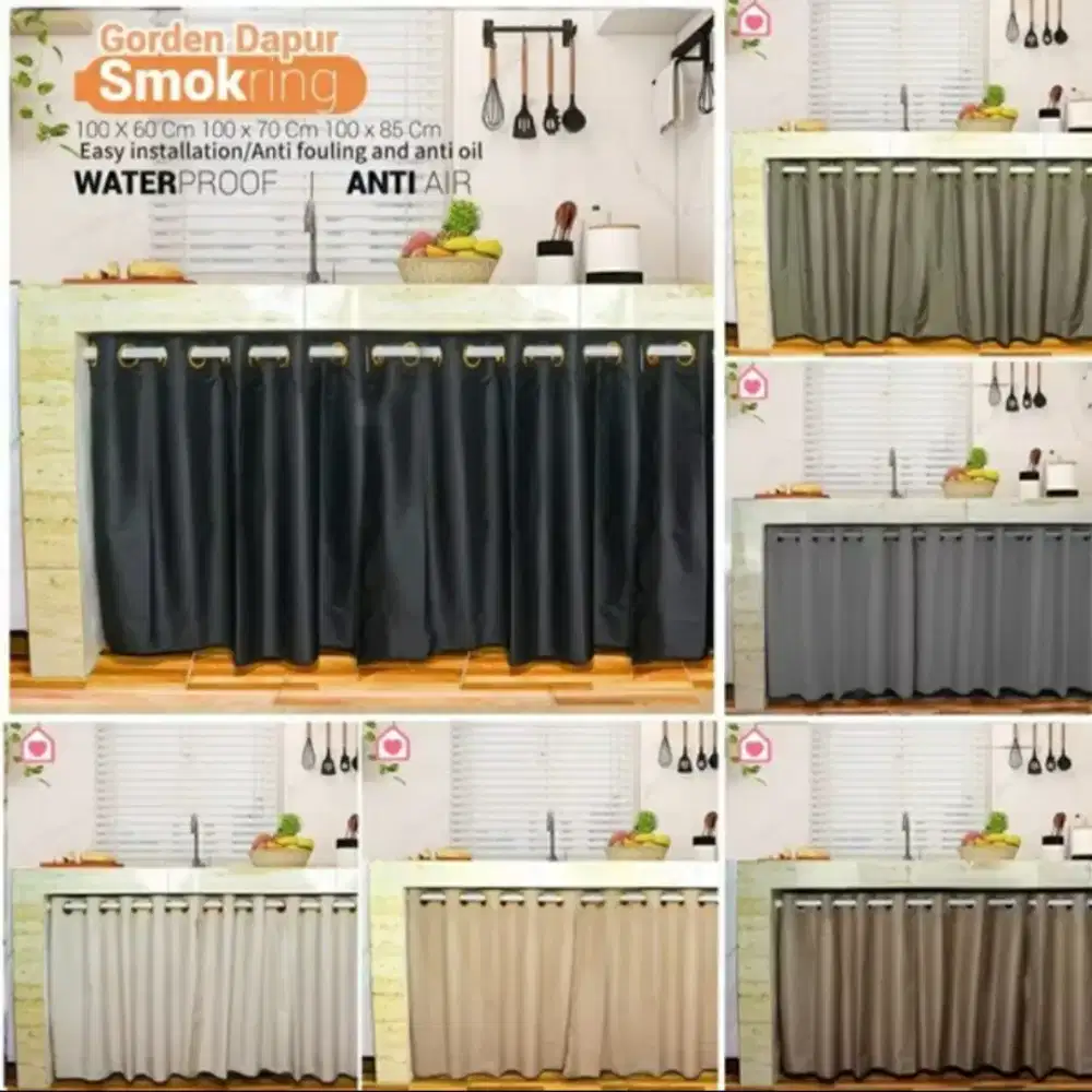 GORDEN GORDYN HORDEN TIRAI KOLONG DAPUR SMOKRING ANTI AIR WATERPROOF