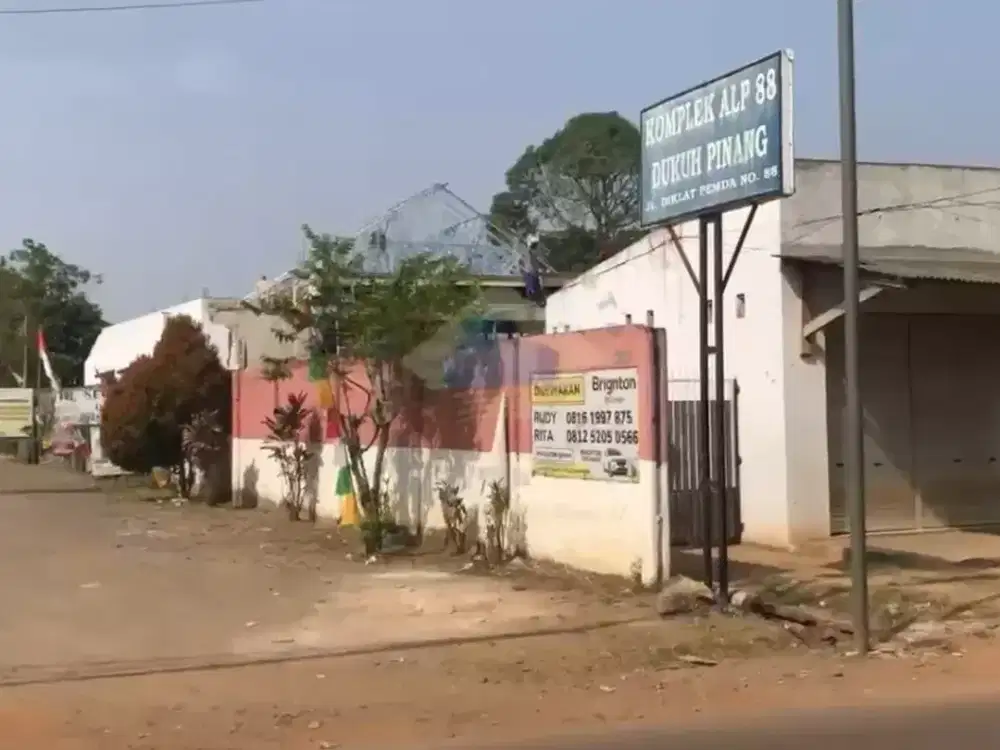 Disewakan Gudang di Jalan Raya Diklat Pemda, Curug - Tangerang, Banten