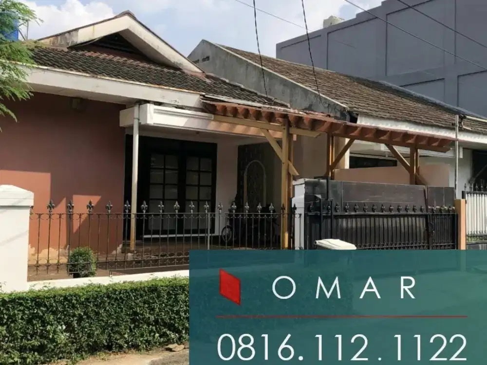 dijual rumah hitung tanah  sektor 1 bintaro merpati cendrawasih garuda  jakarta selatan