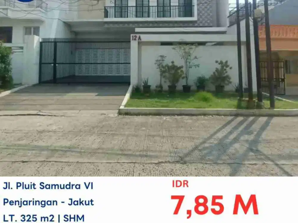 LELANG RUMAH DI PLUIT SAMUDERA VI PENJARINGAN JAKARTA UTARA