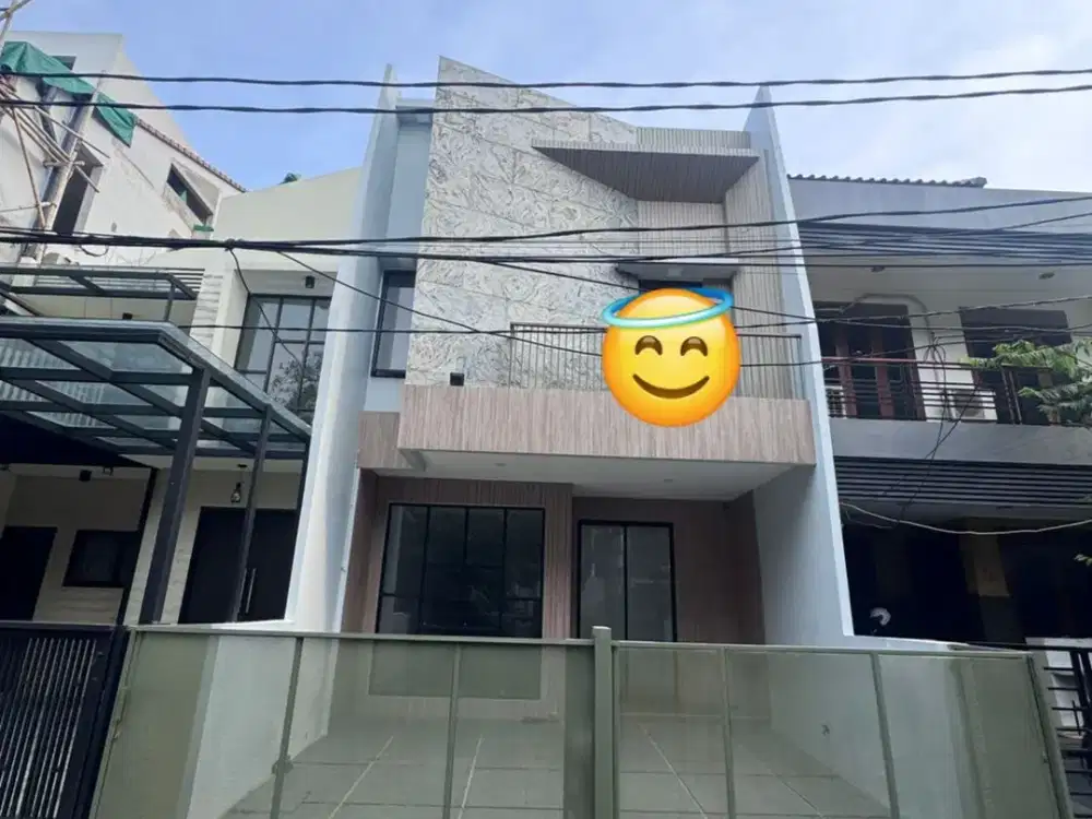 DIJUAL RUMAH BANGUNAN BARU DEKAT KE PIM & DEPAN TAMAN JL ALAM ELOK PONDOK INDAH JAKARTA SELATAN