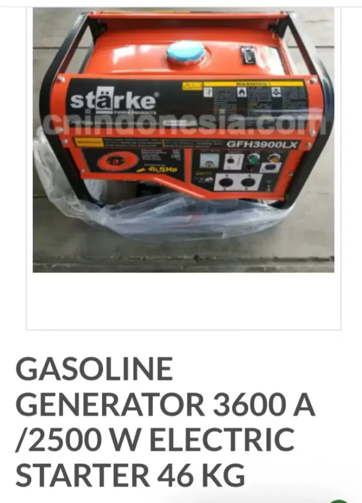 Genset untuk listrik