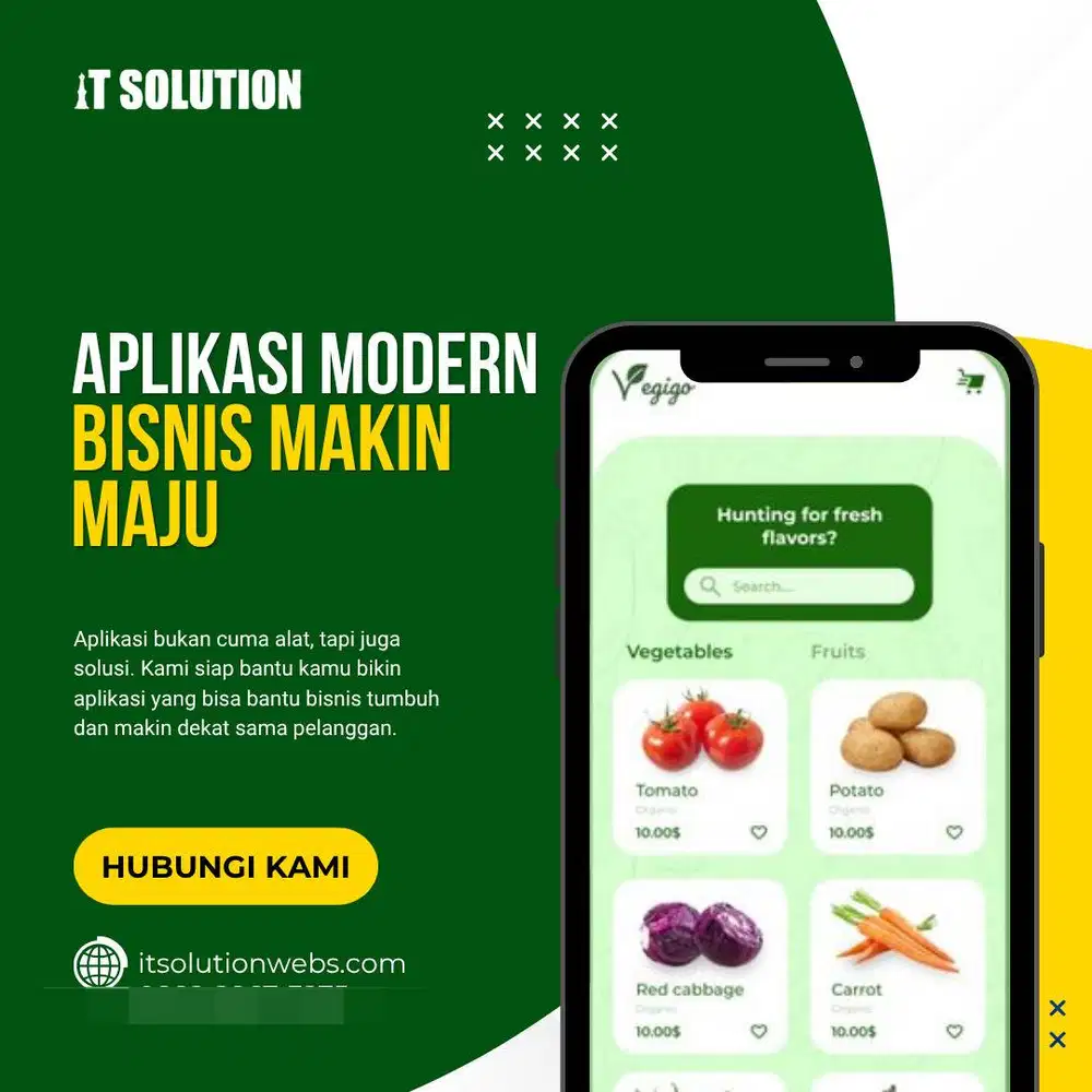 Custom Aplikasi Modern dan Bergaransi