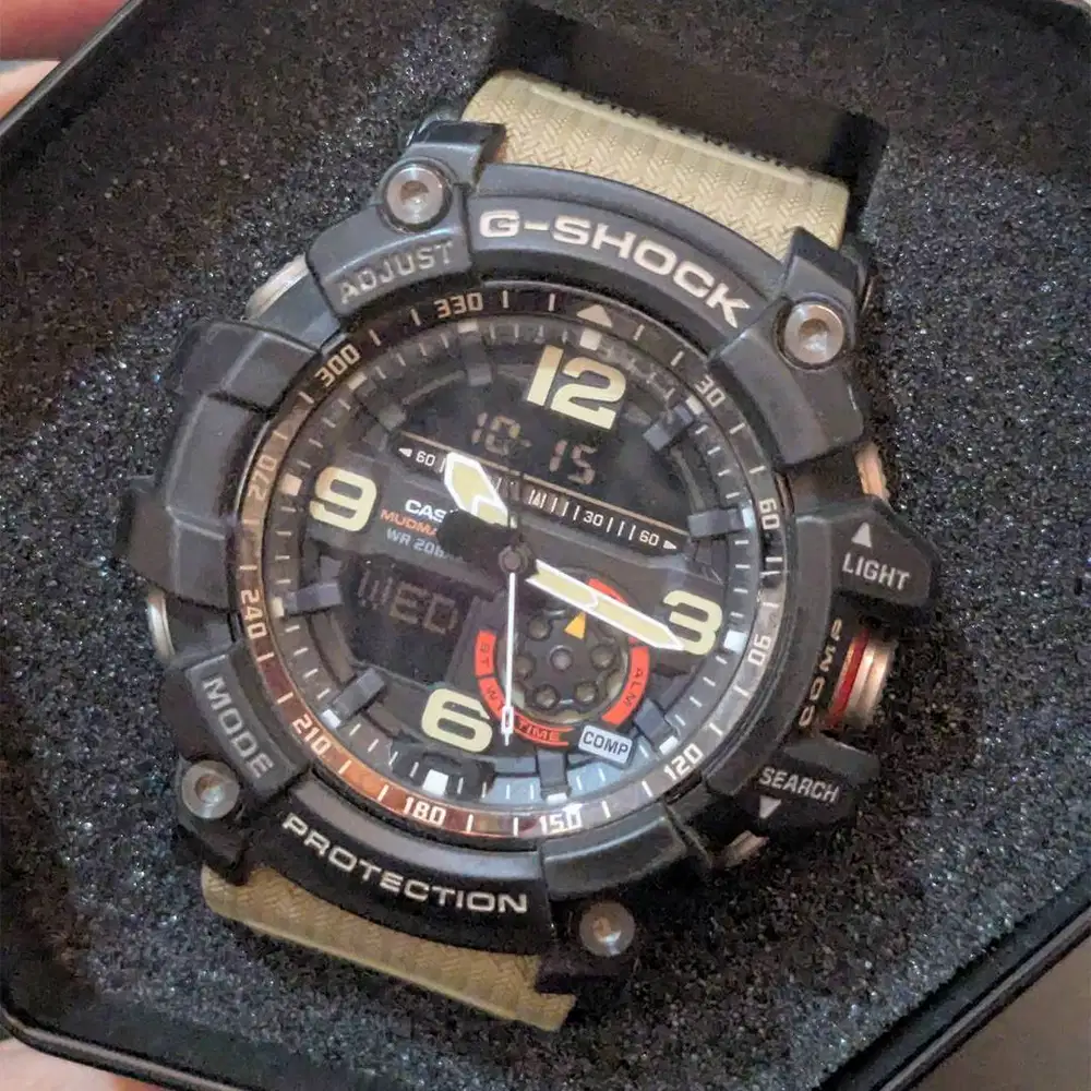 G Shock GG 1000 1A5 Mudmaster, mulus, jarang dipakai