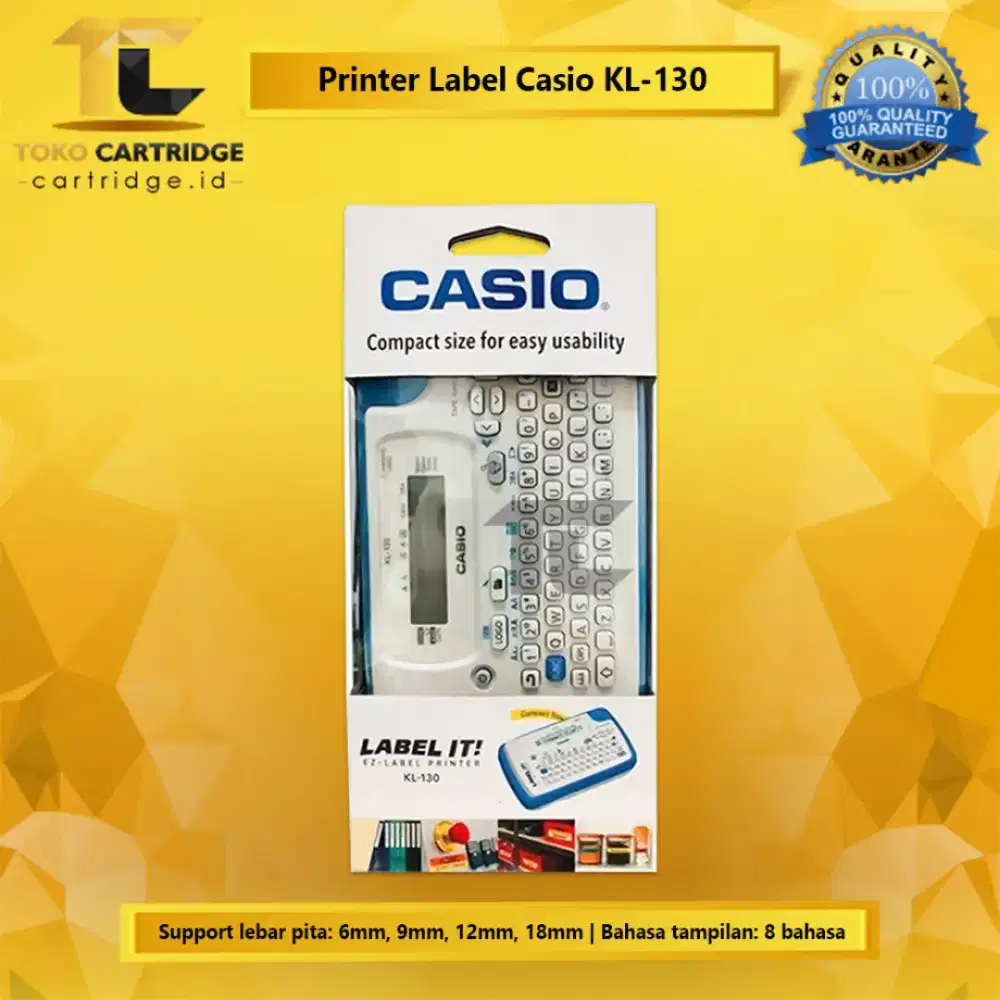 label it casio kl 130