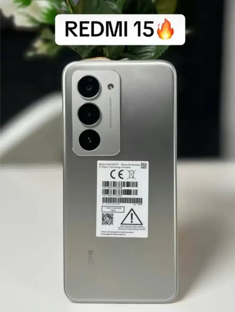 New Redmi 15 8/128 baterai 7000mah