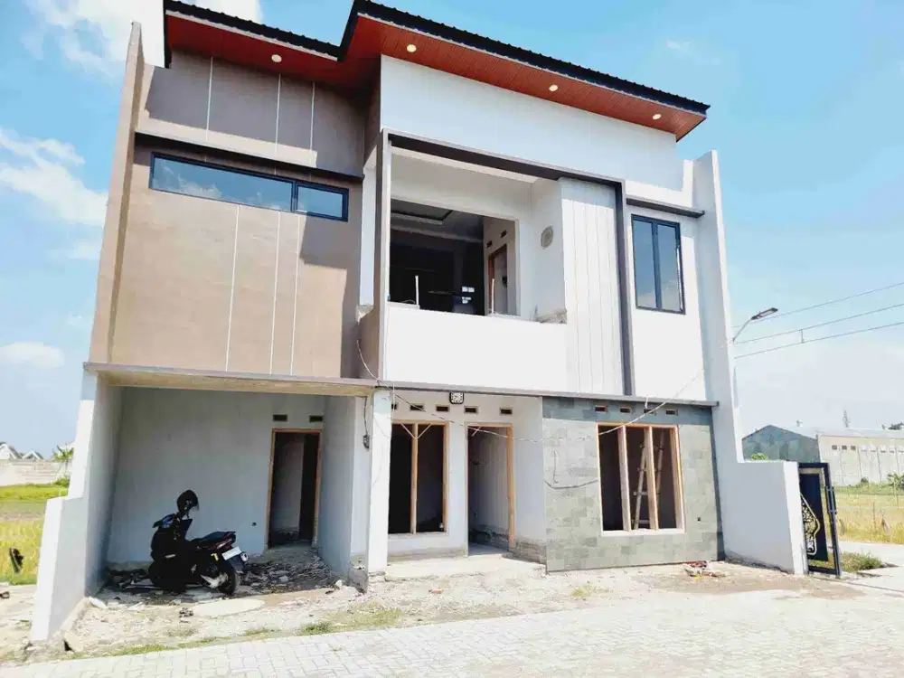 Sisa 1 Unit Saja □ Rumah Modern Kekinian 2 Lt Harga Ekonomis di Cluster Tohudan