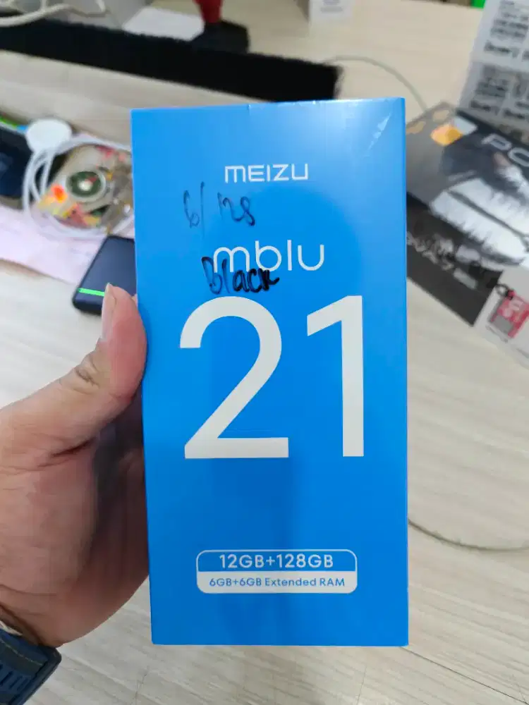 MEIZU MBLU 21 RAM 6+6/128GB GARANSI RESMI MEIZU