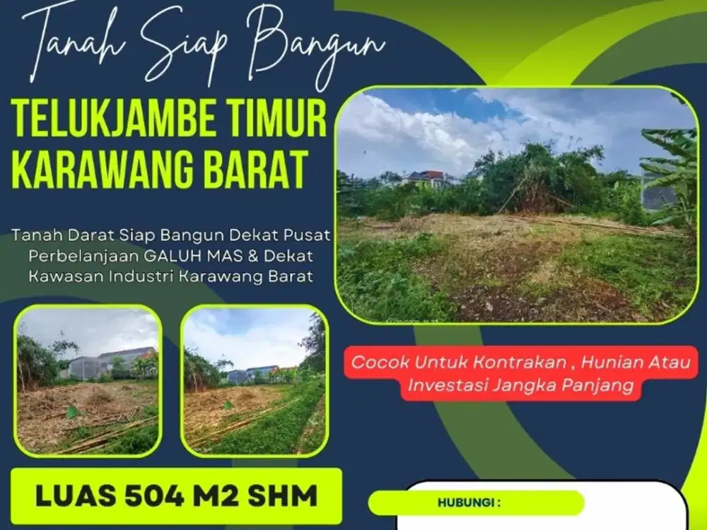DIJUAL TANAH DI TELUKJAMBE TIMUR KARAWANG