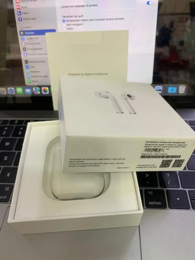 Original apple airpods gen 2 fullset resmi