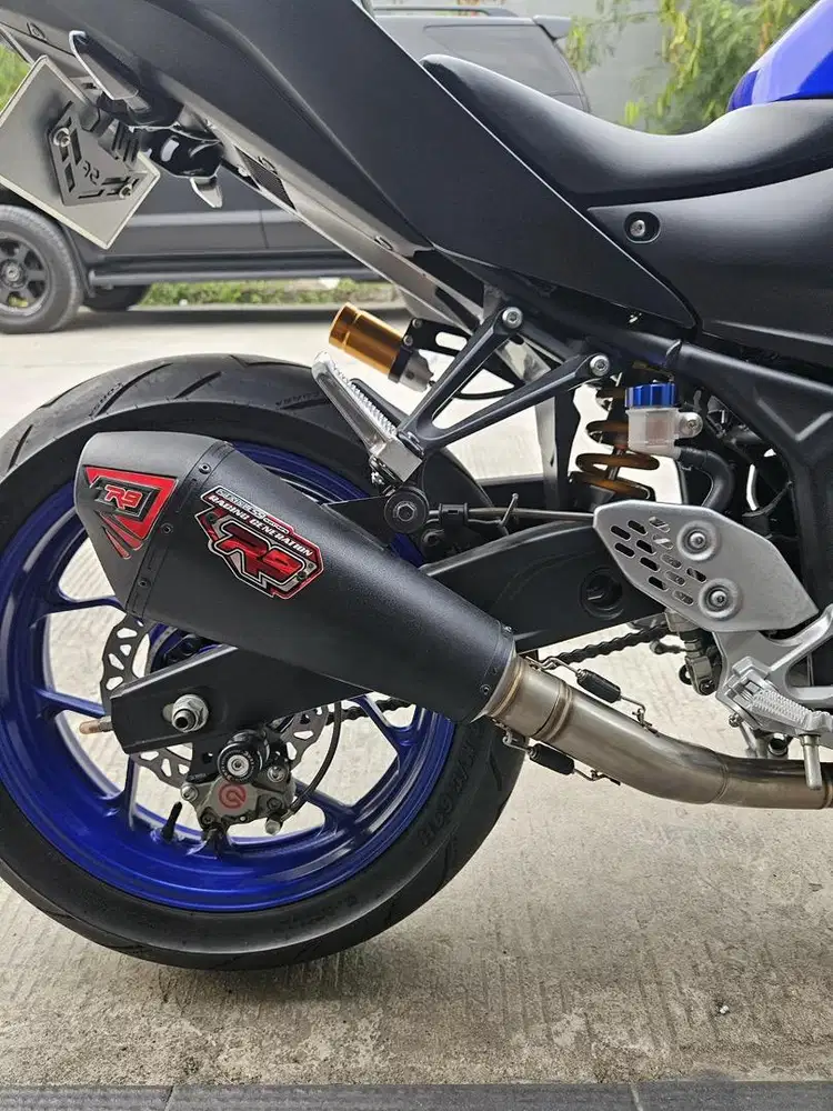 Knalpot Racing R9 Assen Fullsystem Original MT25 R25