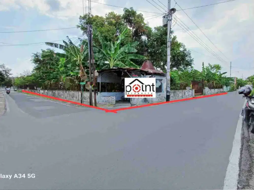 Tanah Hook 720m² Siap Bangun Strategis Dekat Slamet Riyadi Solo