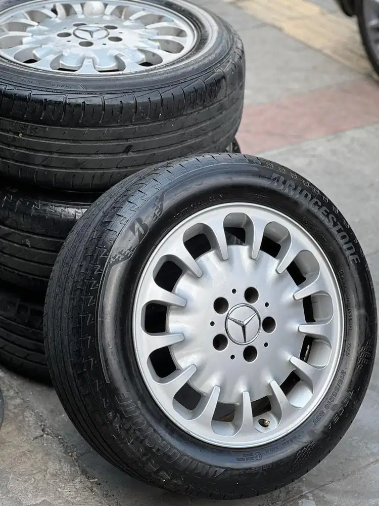 Velg Orm Mercy kuku macan r16 ban bridegestone 90%