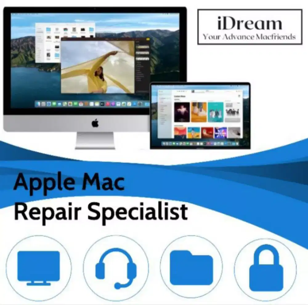 Jasa instal aplikasi software MacBook Pro iMac