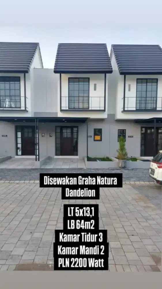 Disewakan rumah graha natura