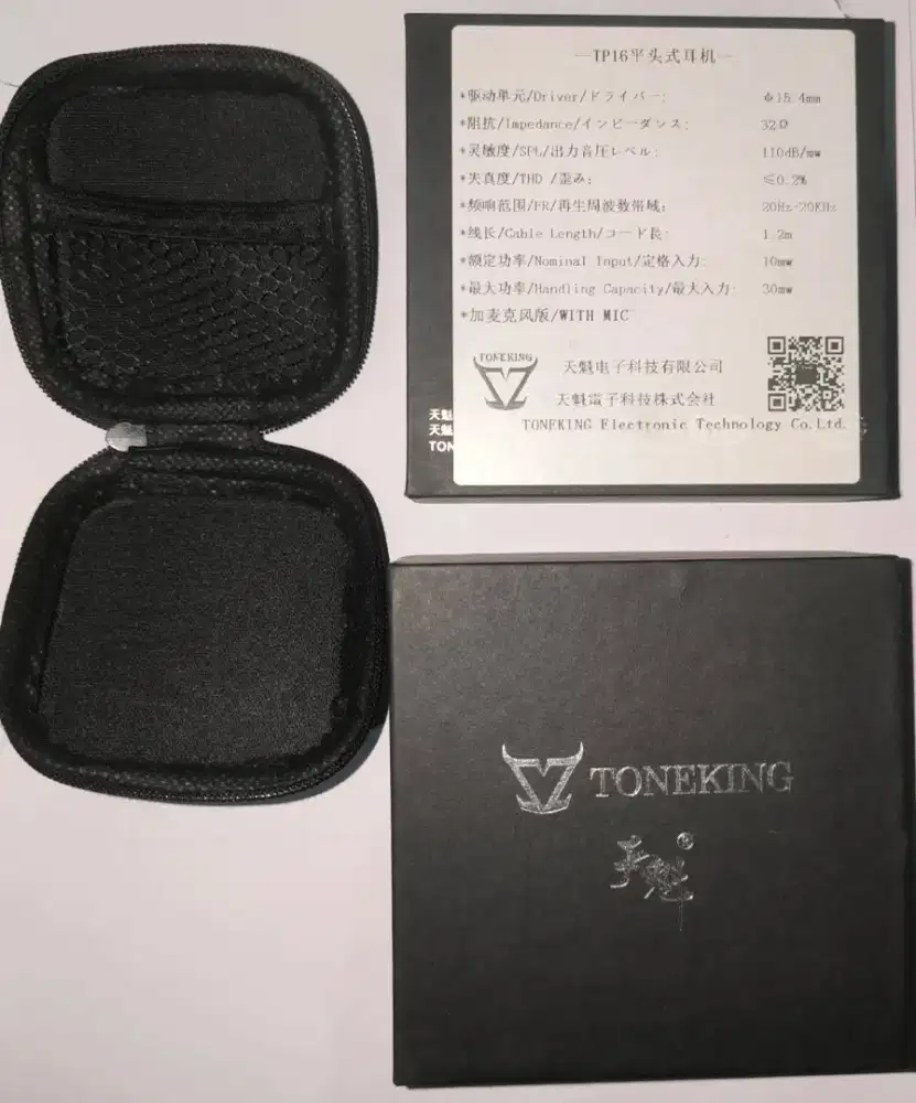 Case earphone Toneking