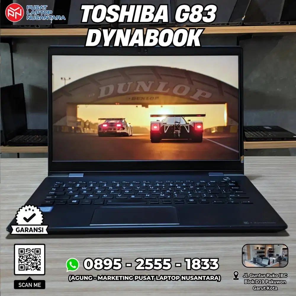 Toshiba G83 Dynabook [Second ex Kantor] - Laptop Garut
