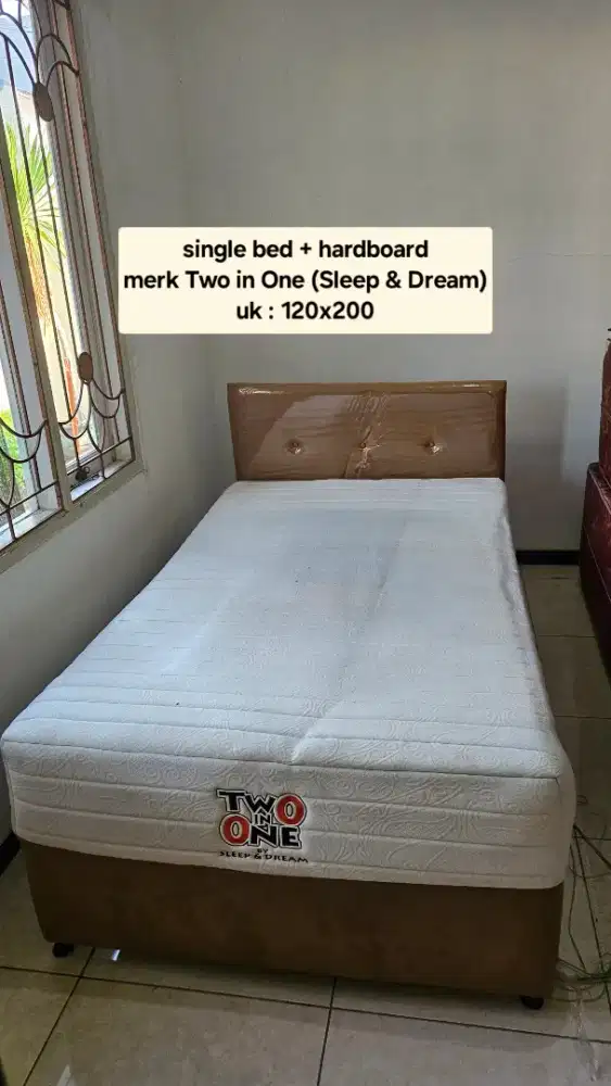 Kasur Spring Bed + Hardboard