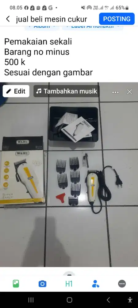 Alat cukur original WAHL