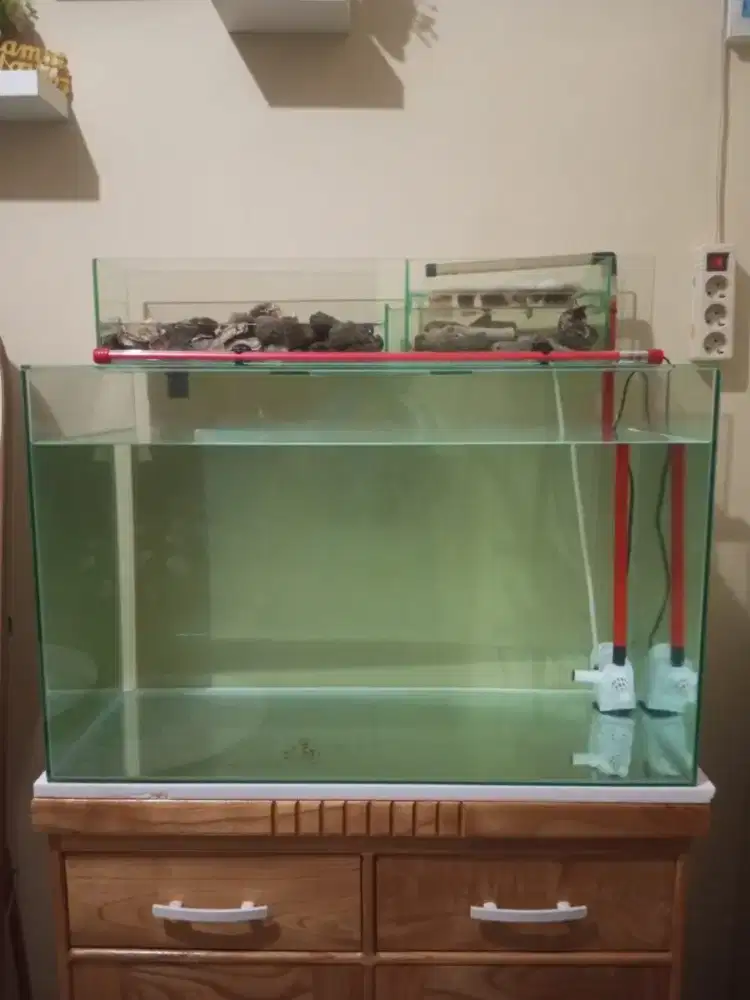 Aqurium sudah free filter air