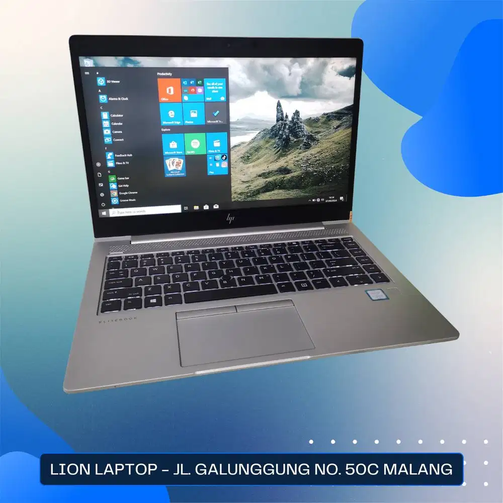 Core i5 Gen 8 RAM 8GB SSD 256GB HP Elitebook 840 G5 [16|10]