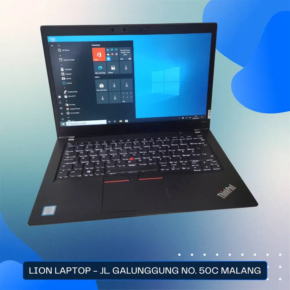 RAM 8GB Core i5 gen 8 Touchscreen Lenovo Thinkpad T480s SLIM [16|10]