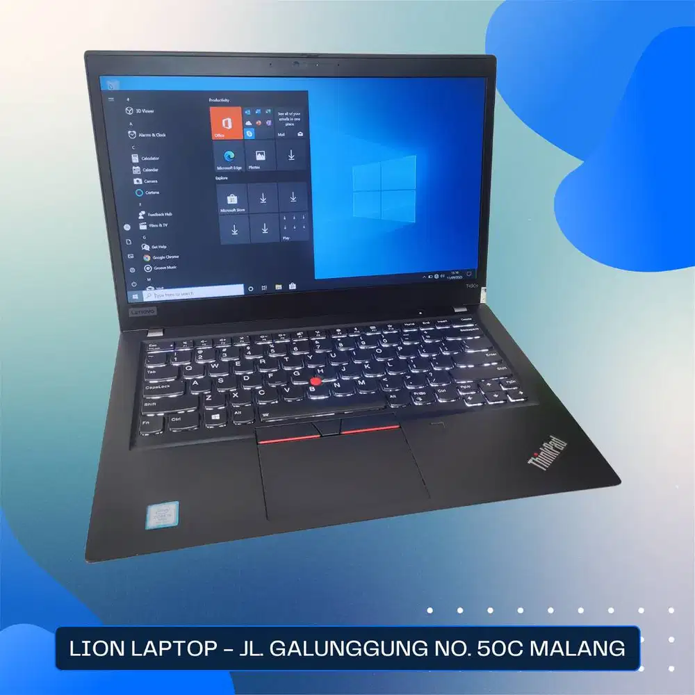 RAM 16GB SSD 512GB Core i5 Slim Lenovo Thinkpad T490s [16|10]