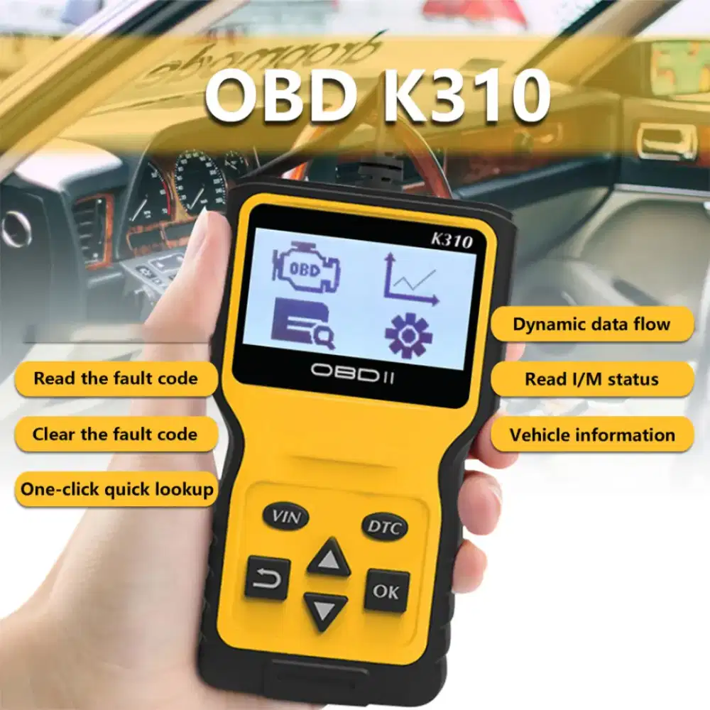 K310 Scanner Mobil OBDII OBD2 Alat Scan Mobil injeksi