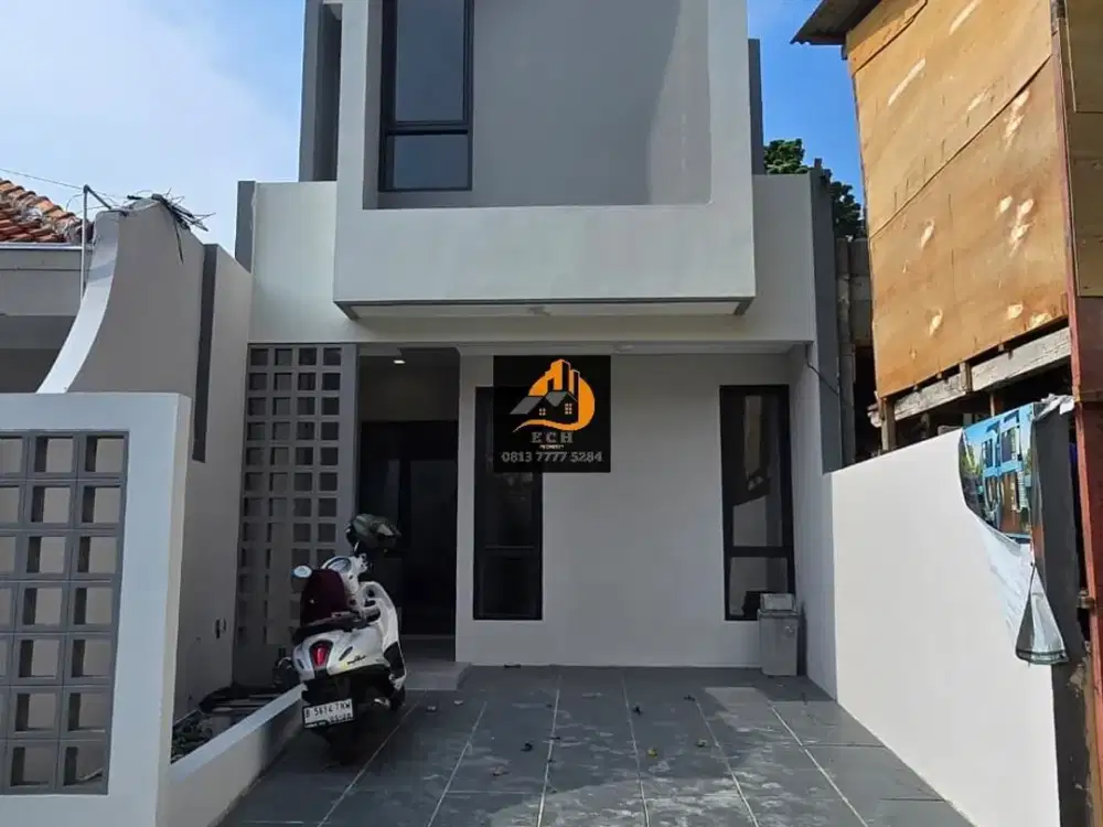 Th22.Rumah Baru Modern Minimalis dkt Arion mall di Kayu Putih Jakarta Timur