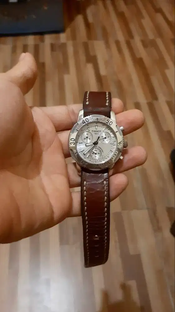 Tissot PRS 200 362/462K Chronograph Date White Dial