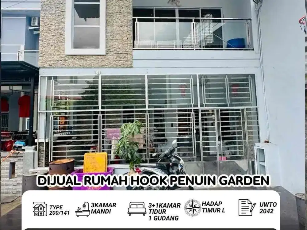Dijual Rumah Hook Penuin Garden