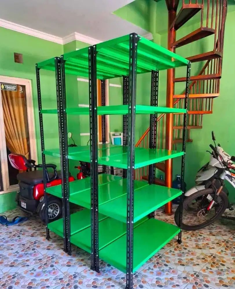 SUPER RAK BESI SIKU LUBANG SERBAGUNA