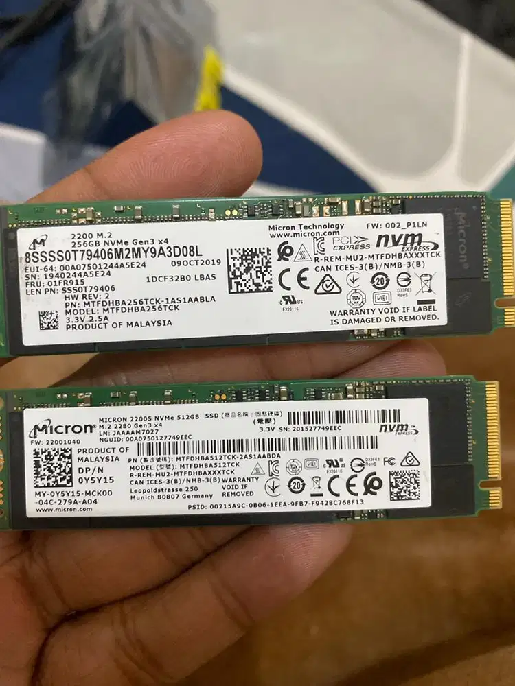 SSD NVMe Mikron