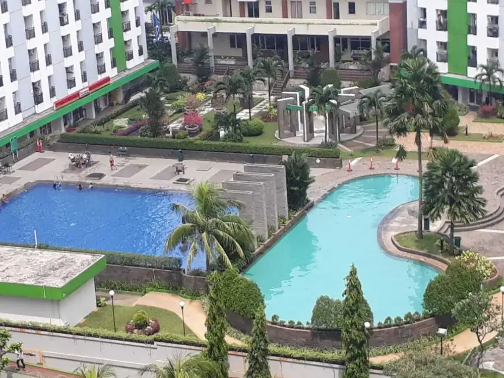 apartment green lake view siap huni fasilitas lengkap aman nyaman