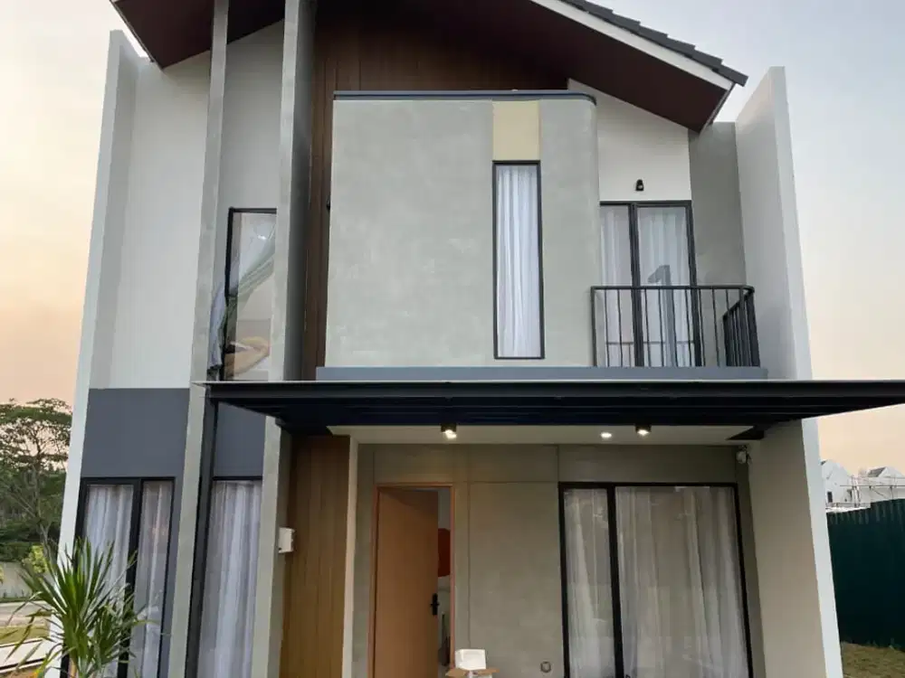 Rumah Scandinavian 2 lantai di Jakarta Timur harga terjangkau