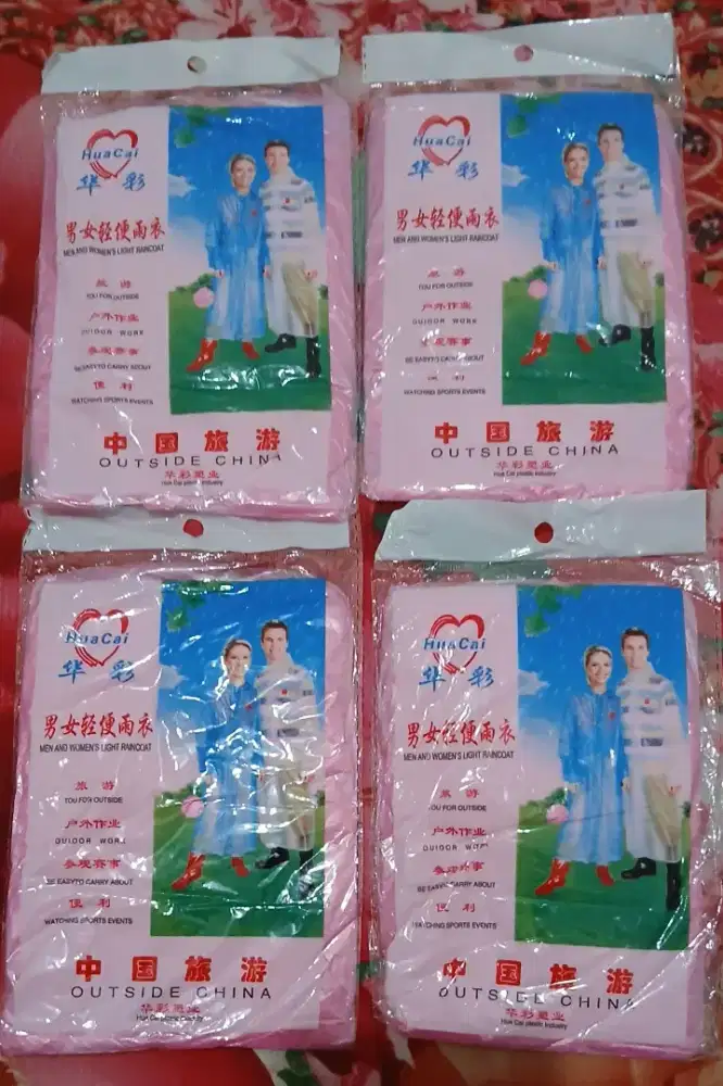 Jas Hujan Plastik Sekali Pakai