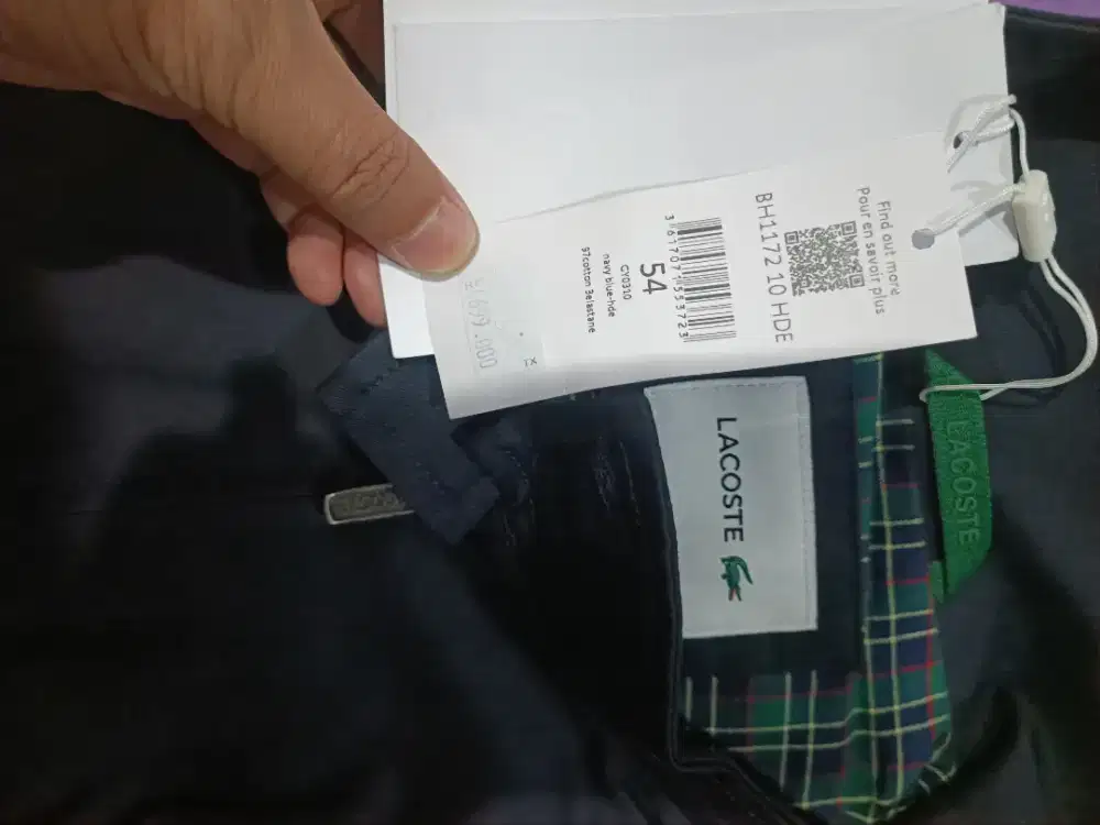 Jaket Lacoste Showerproof Harrington