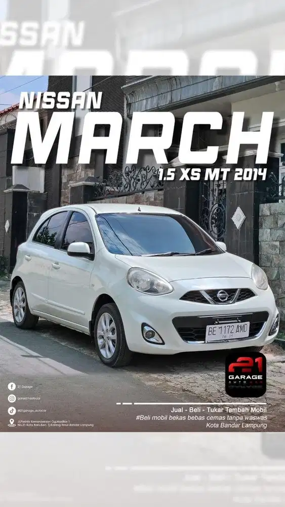 Nisan march 2014 xs manual istimewa dp ceper aja yuk buru