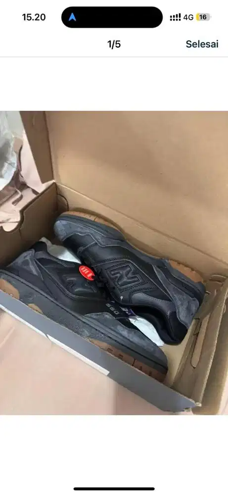 Sepatu new balance 550 hitam shoes Original NB new