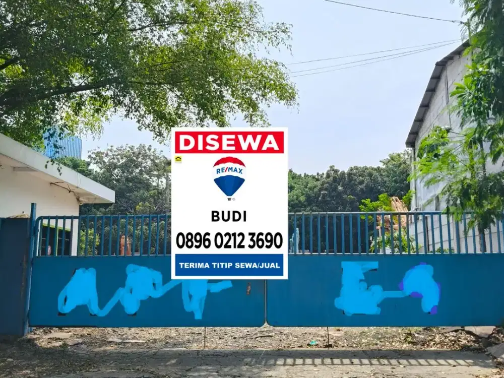 Disewakan tanah lahan kavling kelapa gading LT 2000 m2 cocok untuk parkir-pool-Car Wash akses kontainer hanya 12.500 per m2