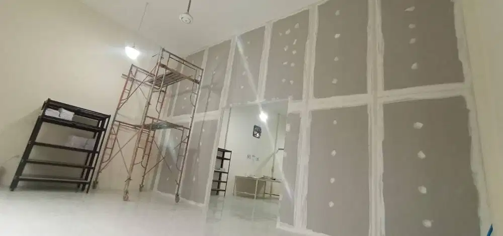 Pasang Khusus Partisi - Partisi Gypsum / PVC / WPC+ Kusen Aluminium