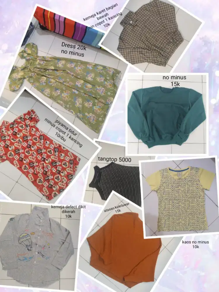 Dress dan baju wanita