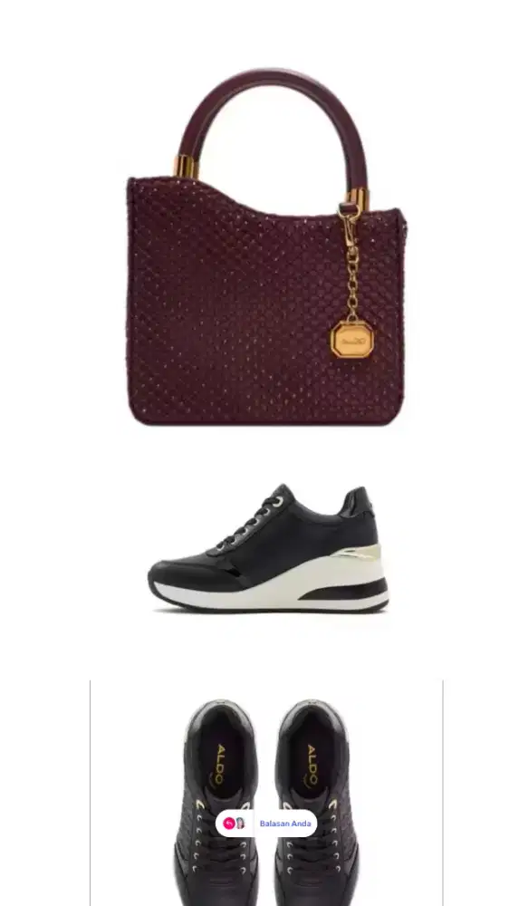 Tas aldo baru free sepatu aldo bekas